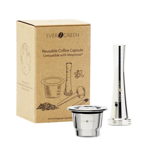 evergreen reusable capsule for nespresso