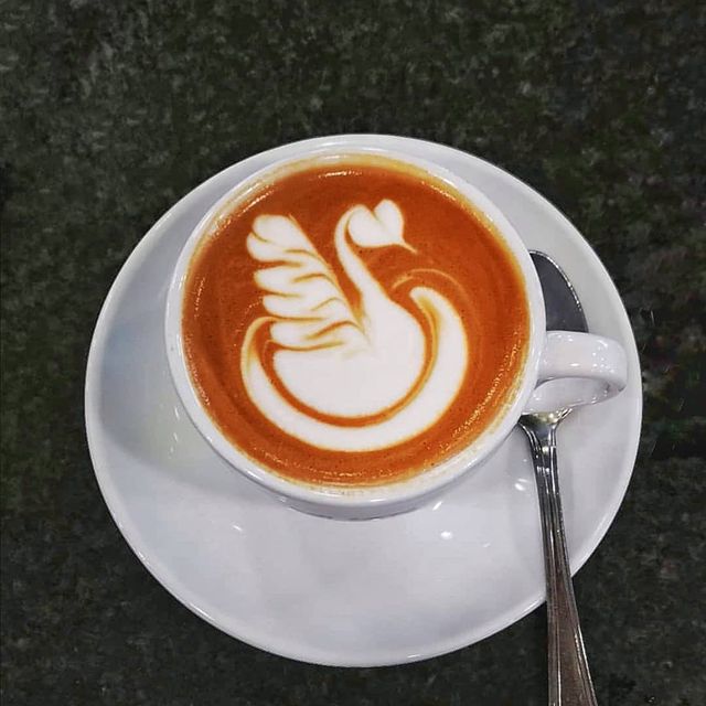 Fabio Sartini's latte art coffee