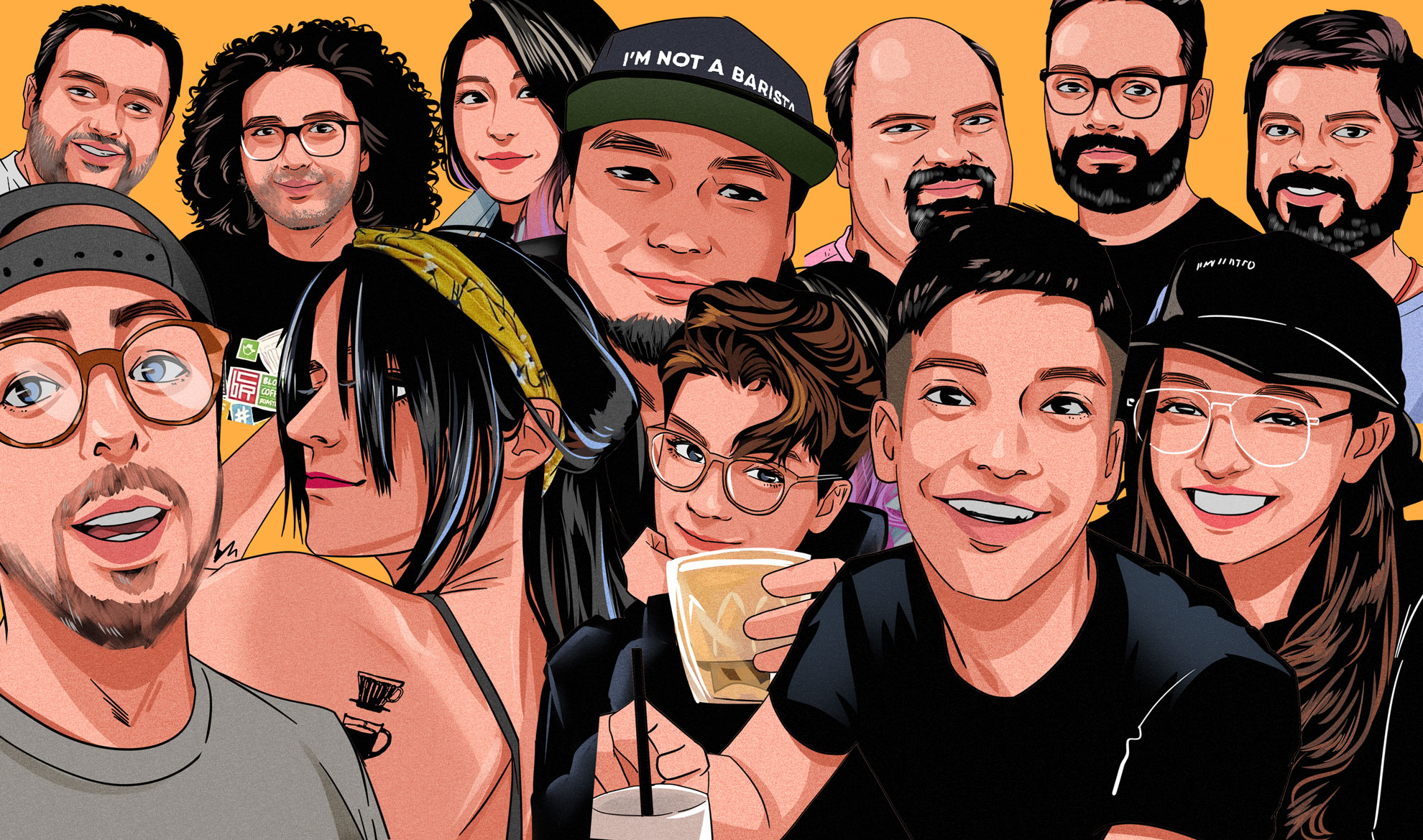 S2E6: Meet I'M NOT A BARISTA volunteers Vasileia Fanarioti and Maximillian Wee 7 coffee people