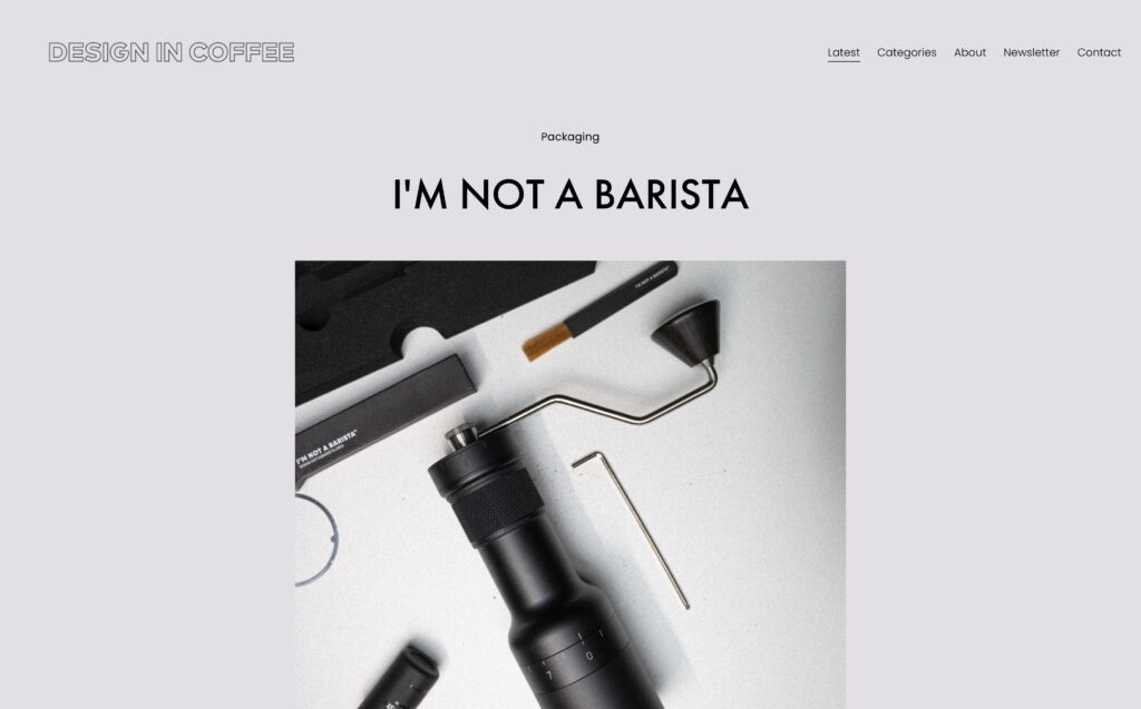 I'M NOT A BARISTA MOMENTEM SCA World of Coffee Copenahgen