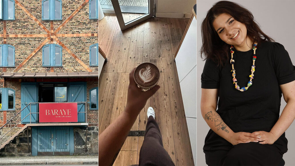 Mitra Roshanian built her dream coffee shop in Sweden